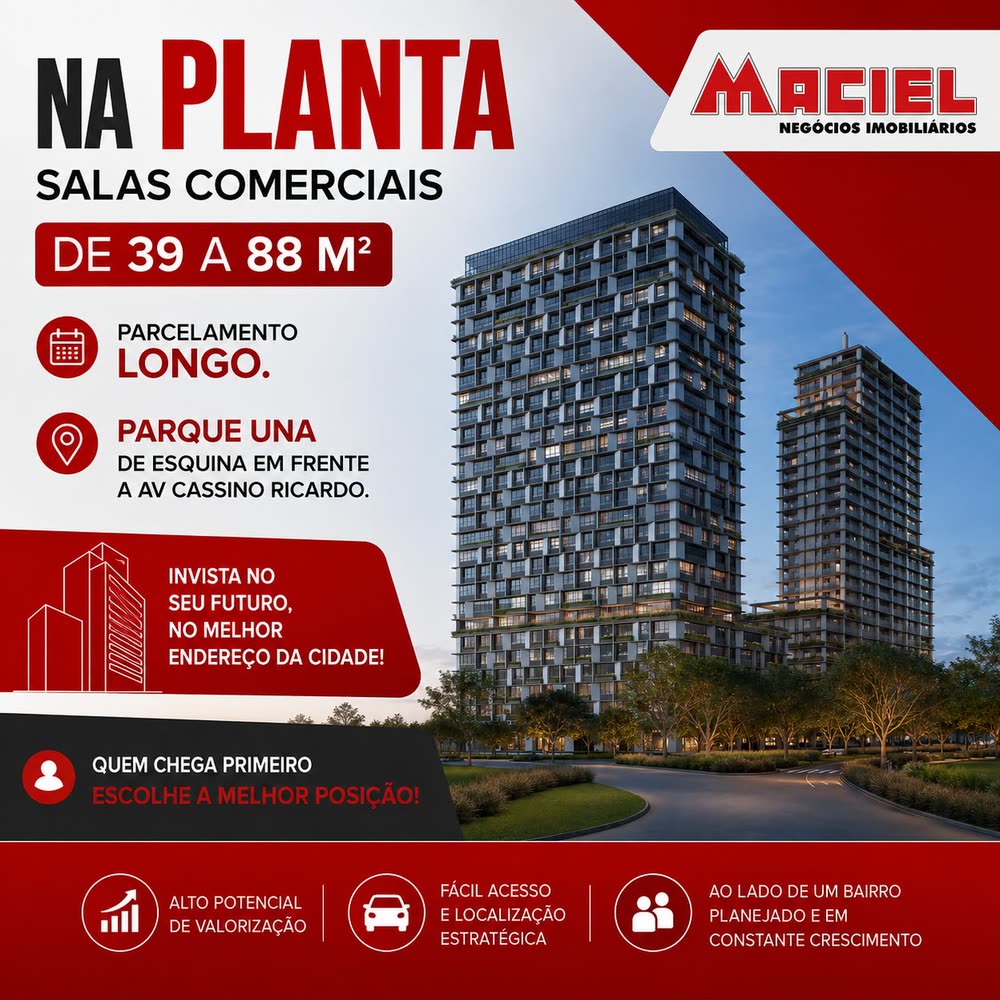 Render do Martim, torre comercial do Parque Una